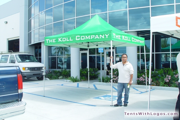 10 x 10 Pop Up Tent - The Koll Company